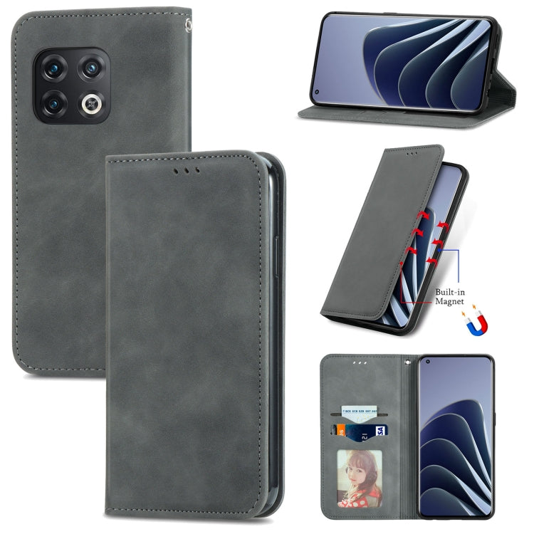 Retro Skin Feel Magnetic Horizontal Flip Leather Phone Case, For TCL 205, For OnePlus 10 Pro