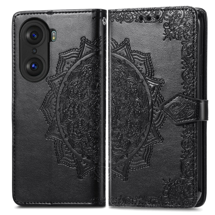 Mandala Flower Embossed Horizontal Flip Leather Phone Case, For Honor 60 Pro, For OnePlus 10 Pro, For ZTE Blade A31, For TCL 10L
