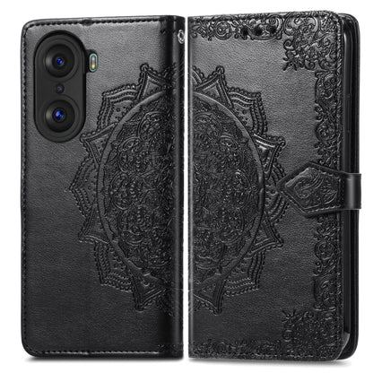 Mandala Flower Embossed Horizontal Flip Leather Phone Case, For Honor 60 Pro, For OnePlus 10 Pro, For ZTE Blade A31, For TCL 10L