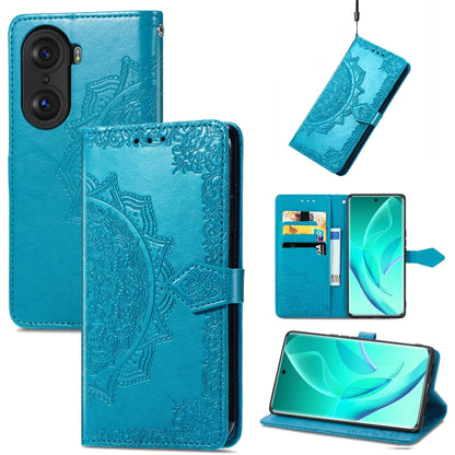 Mandala Flower Embossed Horizontal Flip Leather Phone Case, For Honor 60 Pro, For OnePlus 10 Pro, For ZTE Blade A31, For TCL 10L