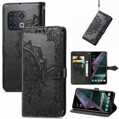 Mandala Flower Embossed Horizontal Flip Leather Phone Case, For Honor 60 Pro, For OnePlus 10 Pro, For ZTE Blade A31, For TCL 10L