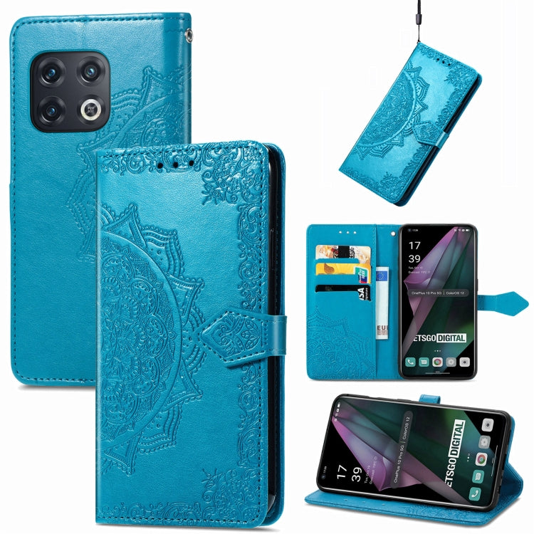 Mandala Flower Embossed Horizontal Flip Leather Phone Case, For Honor 60 Pro, For OnePlus 10 Pro, For ZTE Blade A31, For TCL 10L