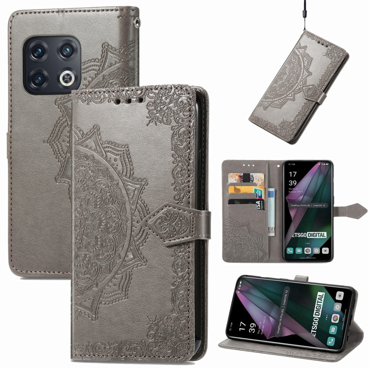 Mandala Flower Embossed Horizontal Flip Leather Phone Case, For Honor 60 Pro, For OnePlus 10 Pro, For ZTE Blade A31, For TCL 10L