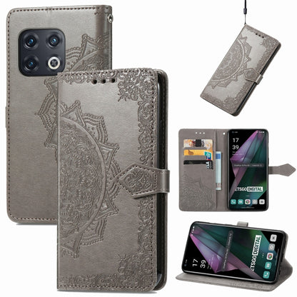 Mandala Flower Embossed Horizontal Flip Leather Phone Case, For Honor 60 Pro, For OnePlus 10 Pro, For ZTE Blade A31, For TCL 10L