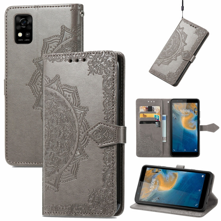 Mandala Flower Embossed Horizontal Flip Leather Phone Case, For Honor 60 Pro, For OnePlus 10 Pro, For ZTE Blade A31, For TCL 10L