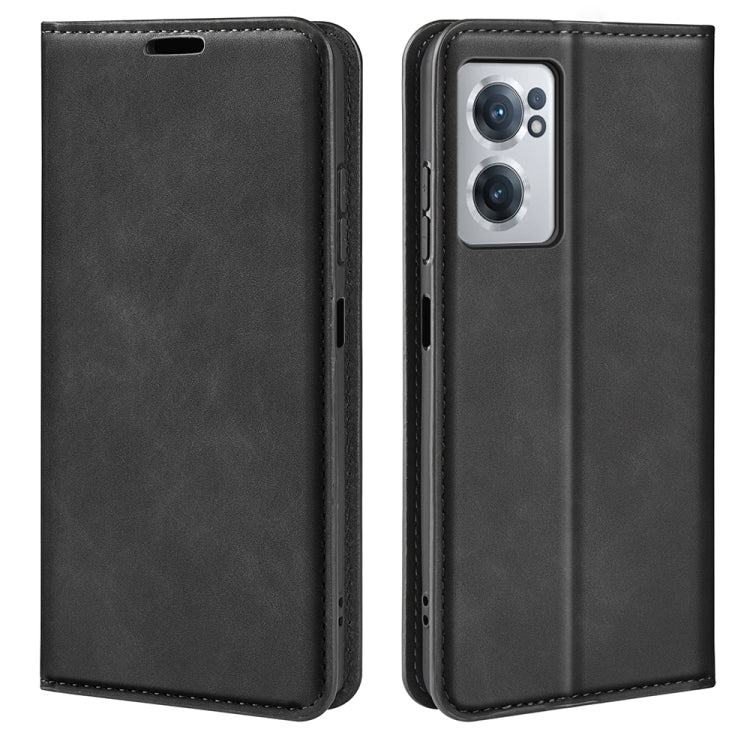 For OnePlus Nord CE 2 5G Retro-skin Magnetic Suction Leather Phone Case, For OnePlus Nord CE 2 5G