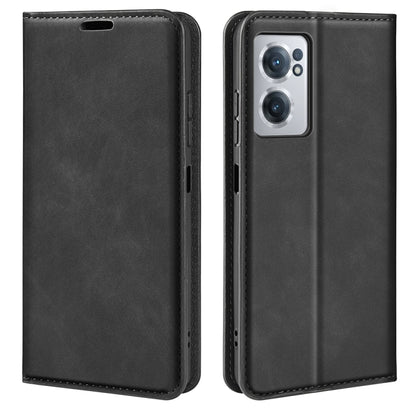 For OnePlus Nord CE 2 5G Retro-skin Magnetic Suction Leather Phone Case, For OnePlus Nord CE 2 5G