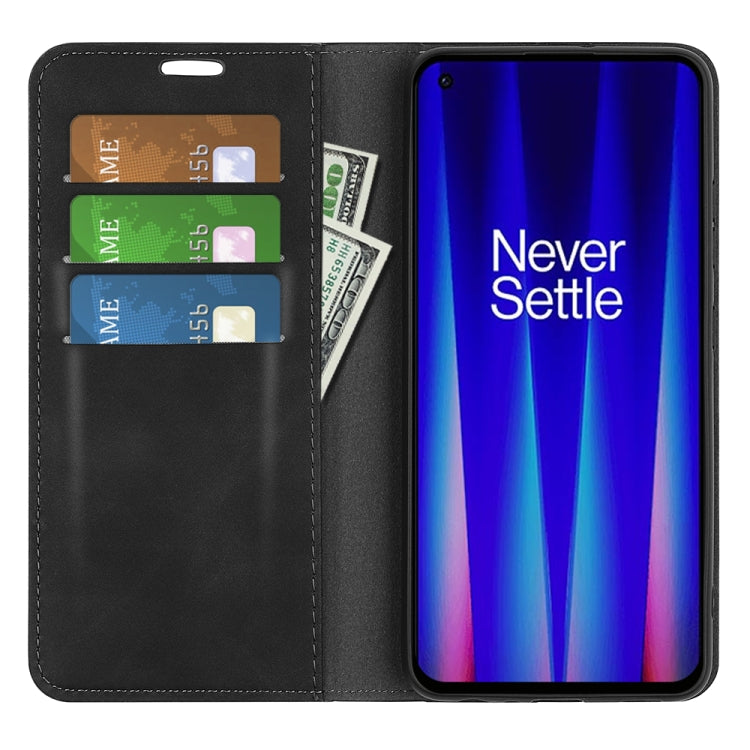 For OnePlus Nord CE 2 5G Retro-skin Magnetic Suction Leather Phone Case, For OnePlus Nord CE 2 5G