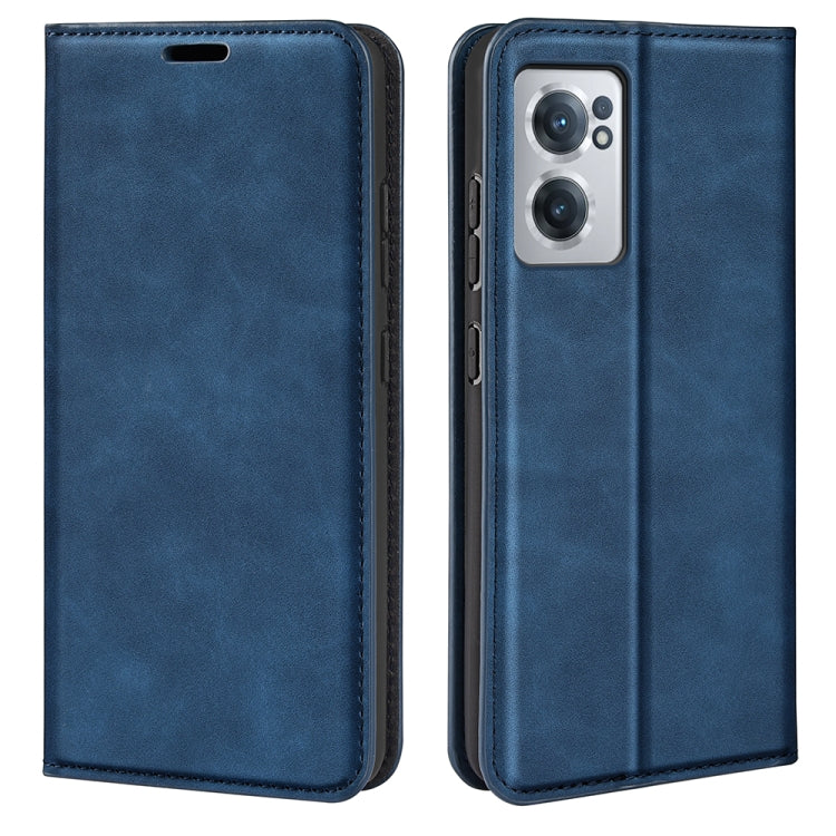 For OnePlus Nord CE 2 5G Retro-skin Magnetic Suction Leather Phone Case, For OnePlus Nord CE 2 5G
