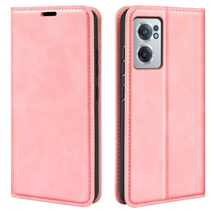 For OnePlus Nord CE 2 5G Retro-skin Magnetic Suction Leather Phone Case, For OnePlus Nord CE 2 5G