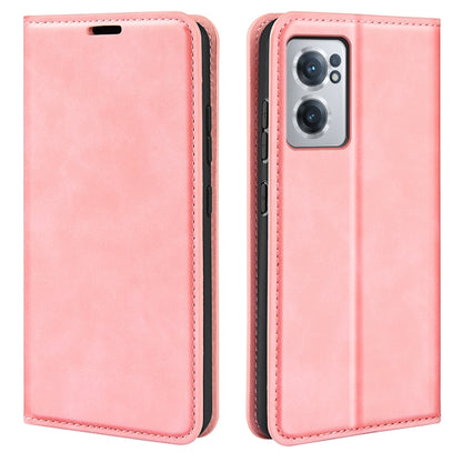 For OnePlus Nord CE 2 5G Retro-skin Magnetic Suction Leather Phone Case, For OnePlus Nord CE 2 5G