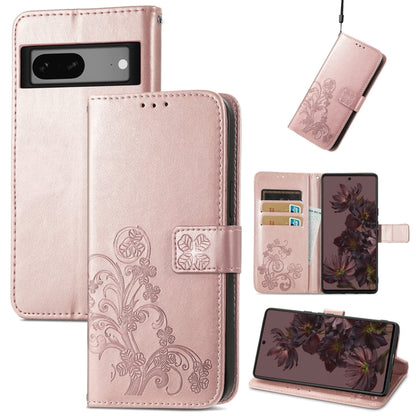 Four-leaf Clasp Embossed Buckle Leather Phone Case, For OnePlus Nord CE 2 5G, For Google Pixel 7 Pro 5G, For Google Pixel 7 5G, For Motorola Edge 30 Pro