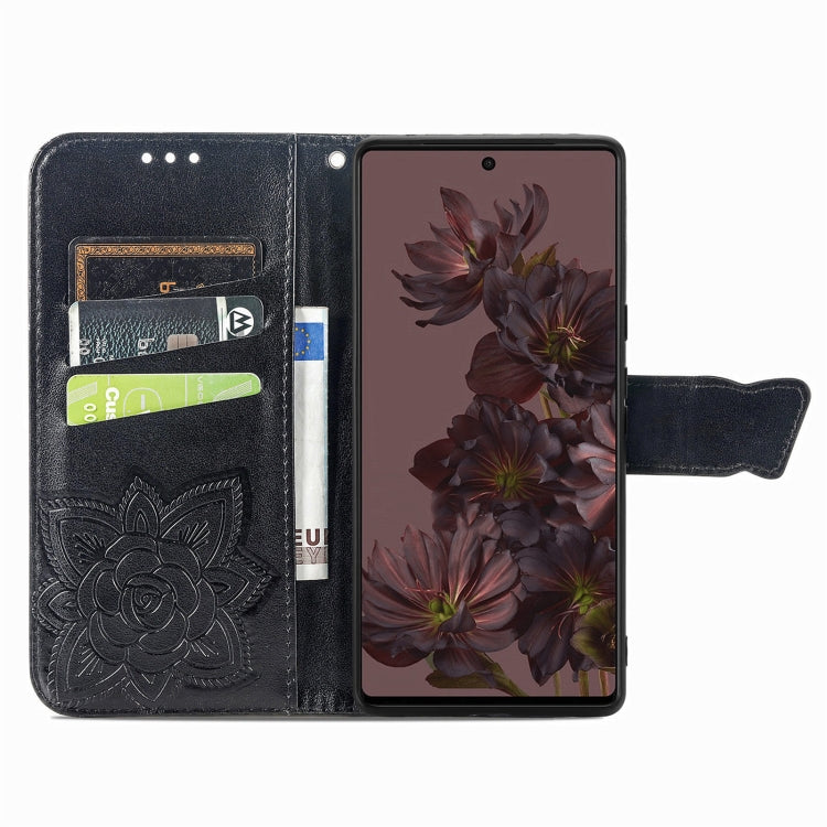 Butterfly Love Flower Embossed Leather Phone Case, For Google Pixel 7 Pro 5G, For Google Pixel 7 5G, For OnePlus Nord CE 2 5G