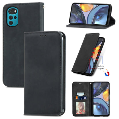 Retro Skin Feel Magnetic Leather Phone Case, For Google Pixel 7 Pro 5G, For Google Pixel 7 5G, For Motorola Moto G Stylus 5G 2022, For Motorola Moto G22