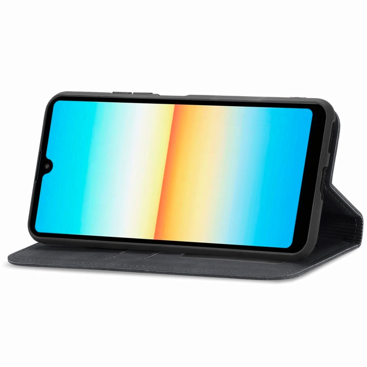 Retro Skin Feel Magnetic Leather Phone Case, For Sony Xperia Ace III