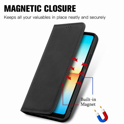 Retro Skin Feel Magnetic Leather Phone Case, For Sony Xperia Ace III