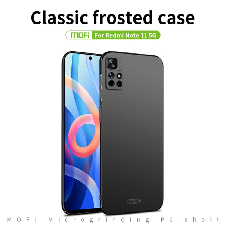 MOFI Frosted PC Ultra-thin Hard  Phone Case, For Redmi Note 11 5G / Note11S 5G / Poco M4 Pro 5G, For Xiaomi Redmi Note 11 Pro 5G / Note 11 Pro+ 5G, For Xiaomi Redmi Note 11 Global, For Xiaomi Redmi Note 11 Pro Global, For Xiaomi Redmi K40S             ...
