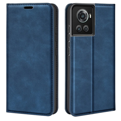 For OnePlus Ace / 10R Retro-skin Magnetic Suction Leather Phone Case, For OnePlus Ace / 10R