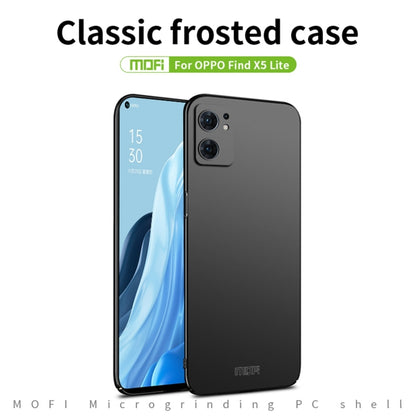 MOFI Frosted PC Ultra-thin Hard Case, For OPPO Find X5, For OPPO Find X5 Lite / Reno7 Global, For OPPO Reno7 4G / F21 Pro 4G