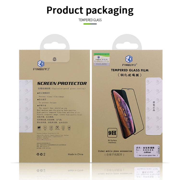 PINWUYO 9H 2.5D Full Screen Tempered Glass Film, For OnePlus 10R 5G, For OnePlus Nord CE2 Lite, For Realme Q5, For Honor X9, For Honor X30i