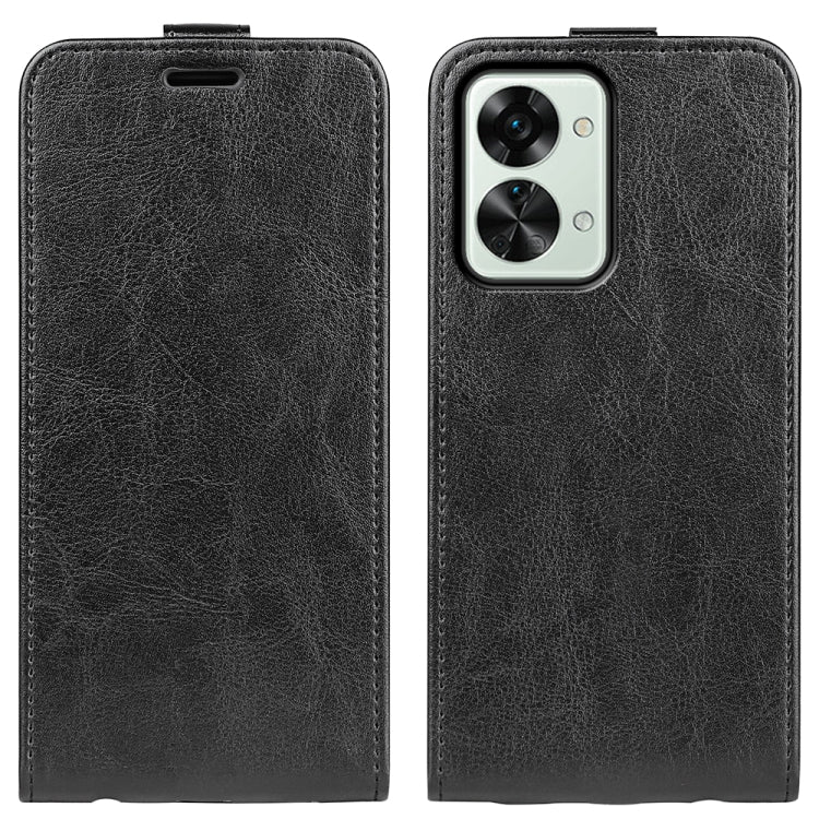 For OnePlus Nord 2T 5G R64 Texture Vertical Flip Leather Phone Case, For OnePlus Nord 2T 5G
