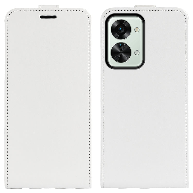 For OnePlus Nord 2T 5G R64 Texture Vertical Flip Leather Phone Case, For OnePlus Nord 2T 5G