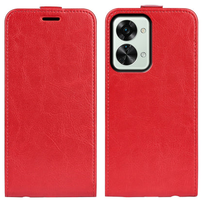 For OnePlus Nord 2T 5G R64 Texture Vertical Flip Leather Phone Case, For OnePlus Nord 2T 5G