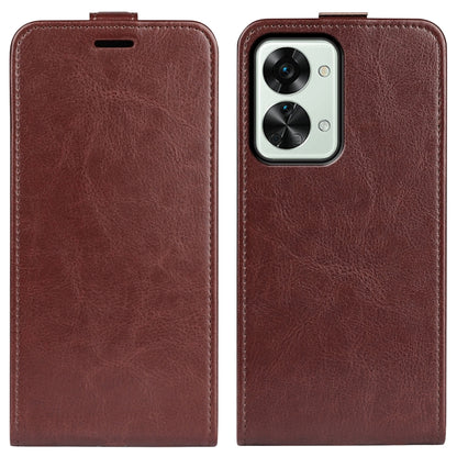 For OnePlus Nord 2T 5G R64 Texture Vertical Flip Leather Phone Case, For OnePlus Nord 2T 5G
