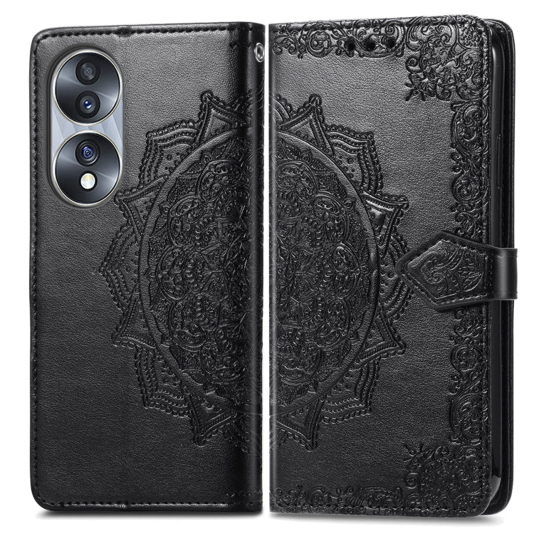 Mandala Flower Embossed Horizontal Flip Leather Phone Case, For Honor 70, For Honor Play 30 Plus / X7, For Nokia C21, For OnePlus Nord 2T