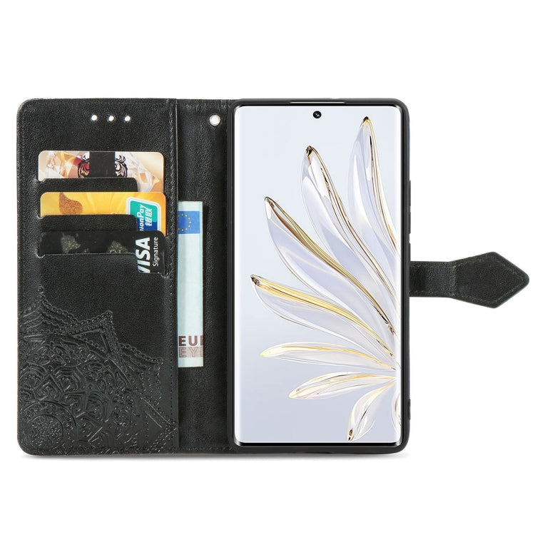 Mandala Flower Embossed Horizontal Flip Leather Phone Case, For Honor 70, For Honor Play 30 Plus / X7, For Nokia C21, For OnePlus Nord 2T