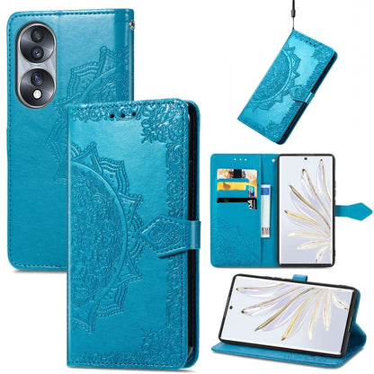 Mandala Flower Embossed Horizontal Flip Leather Phone Case, For Honor 70, For Honor Play 30 Plus / X7, For Nokia C21, For OnePlus Nord 2T