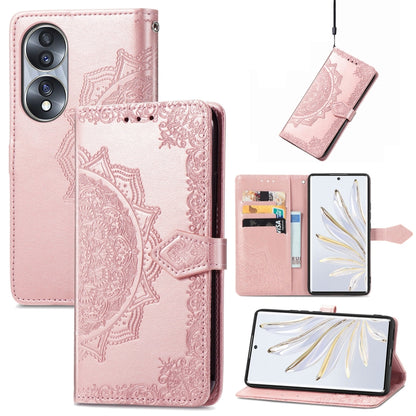 Mandala Flower Embossed Horizontal Flip Leather Phone Case, For Honor 70, For Honor Play 30 Plus / X7, For Nokia C21, For OnePlus Nord 2T