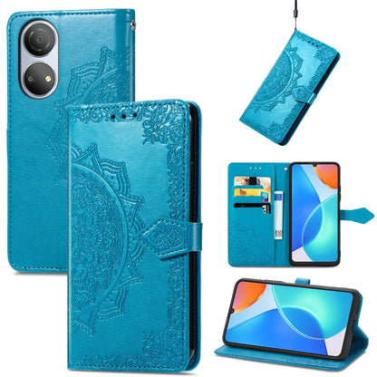 Mandala Flower Embossed Horizontal Flip Leather Phone Case, For Honor 70, For Honor Play 30 Plus / X7, For Nokia C21, For OnePlus Nord 2T