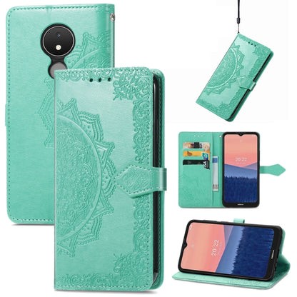 Mandala Flower Embossed Horizontal Flip Leather Phone Case, For Honor 70, For Honor Play 30 Plus / X7, For Nokia C21, For OnePlus Nord 2T