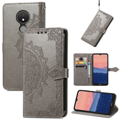 Mandala Flower Embossed Horizontal Flip Leather Phone Case, For Honor 70, For Honor Play 30 Plus / X7, For Nokia C21, For OnePlus Nord 2T