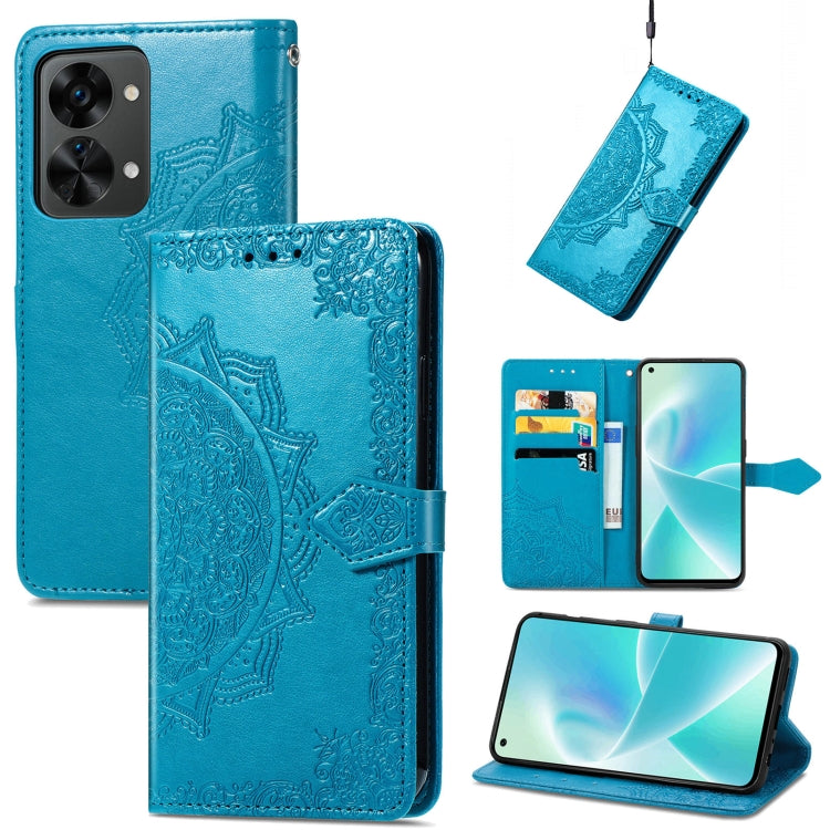 Mandala Flower Embossed Horizontal Flip Leather Phone Case, For Honor 70, For Honor Play 30 Plus / X7, For Nokia C21, For OnePlus Nord 2T