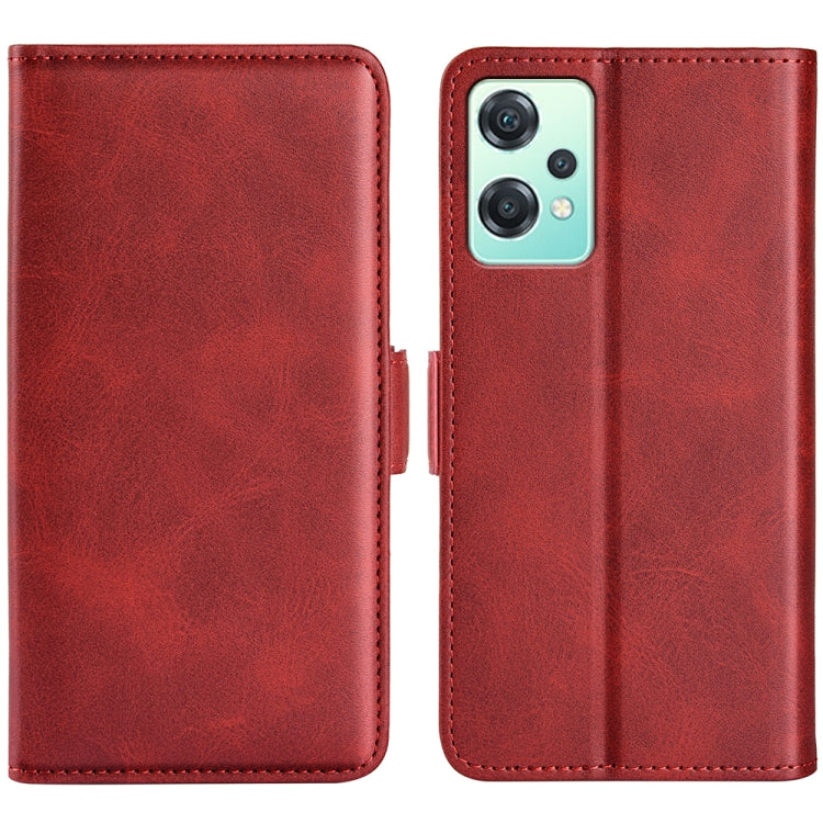 For OnePlus Nord CE 2 Lite Dual-side Magnetic Buckle Horizontal Flip Leather Phone Case, For OnePlus Nord CE 2 Lite
