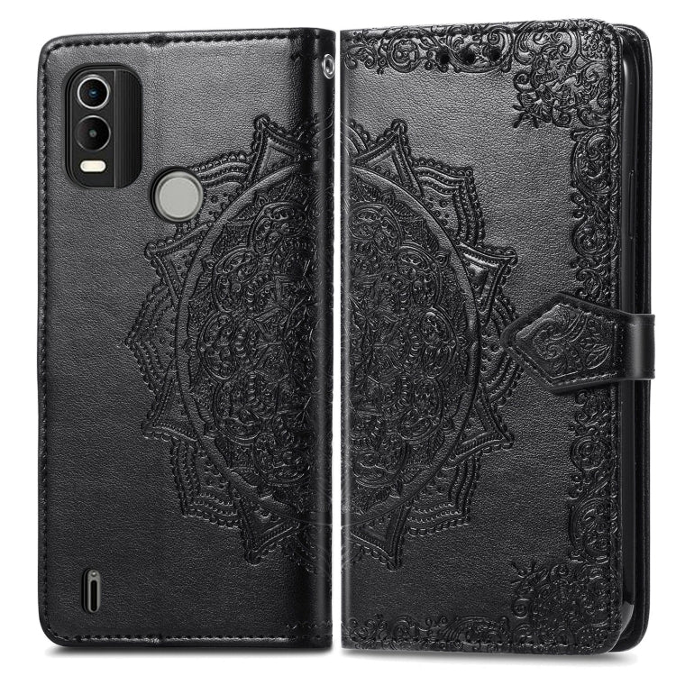 Mandala Flower Embossed Leather Phone Case, For Motorola Moto G42, For Motorola Moto G62, For Nokia C21 Plus, For Nokia C200, For OnePlus Nord CE 2 Lite 5G