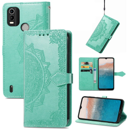 Mandala Flower Embossed Leather Phone Case, For Motorola Moto G42, For Motorola Moto G62, For Nokia C21 Plus, For Nokia C200, For OnePlus Nord CE 2 Lite 5G