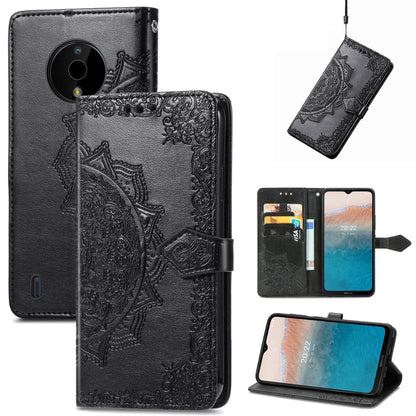 Mandala Flower Embossed Leather Phone Case, For Motorola Moto G42, For Motorola Moto G62, For Nokia C21 Plus, For Nokia C200, For OnePlus Nord CE 2 Lite 5G
