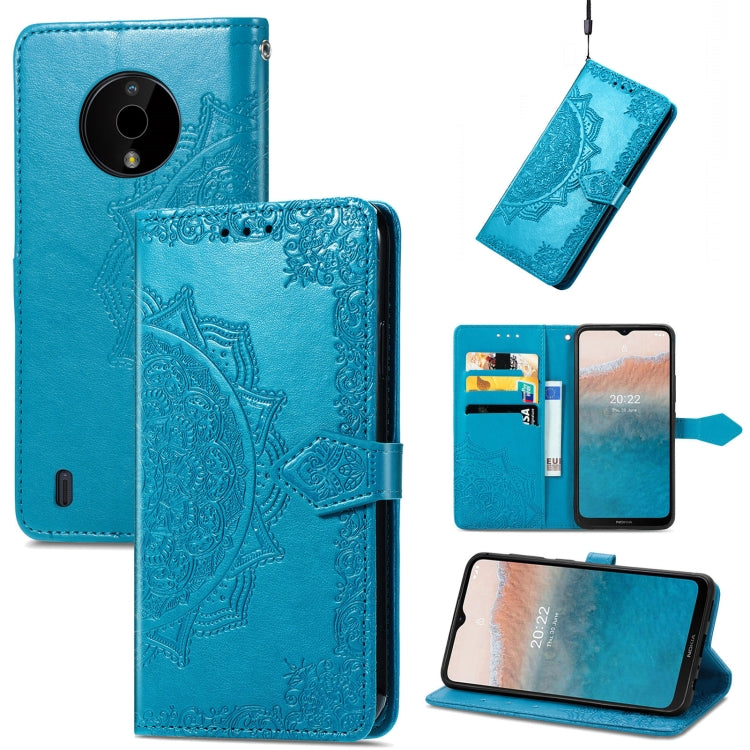 Mandala Flower Embossed Leather Phone Case, For Motorola Moto G42, For Motorola Moto G62, For Nokia C21 Plus, For Nokia C200, For OnePlus Nord CE 2 Lite 5G