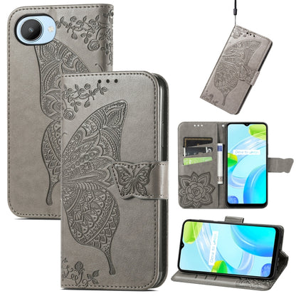 Butterfly Love Flower Embossed Flip Leather Phone Case, For Realme GT Neo 3, For Realme C30, For OPPO A77
