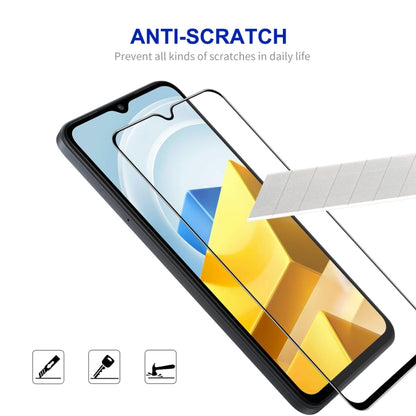 For Xiaomi Poco M5 ENKAY Full Glue 0.26mm 9H 2.5D Tempered Glass Full Film, 1pcs, 2pcs, 5pcs, 10pcs