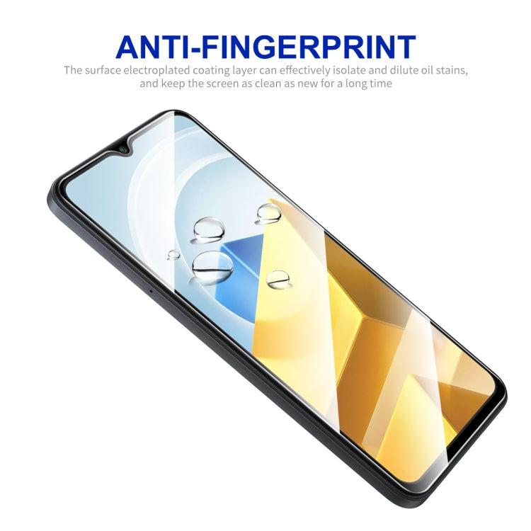 For Xiaomi Poco M5 ENKAY Full Glue 0.26mm 9H 2.5D Tempered Glass Full Film, 1pcs, 2pcs, 5pcs, 10pcs