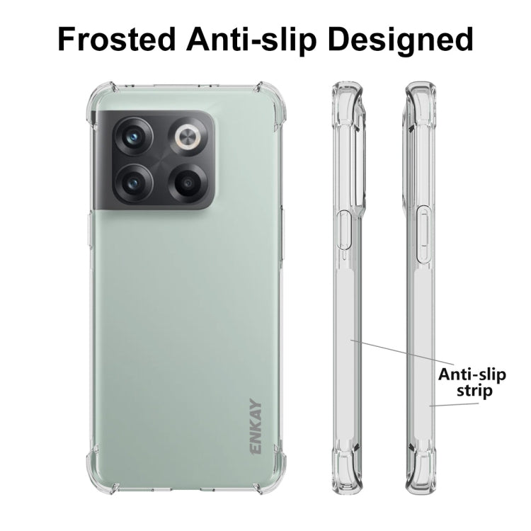 For OnePlus 10T 5G / Ace Pro ENKAY Clear TPU Shockproof Phone Case, For OnePlus 10T 5G / Ace Pro