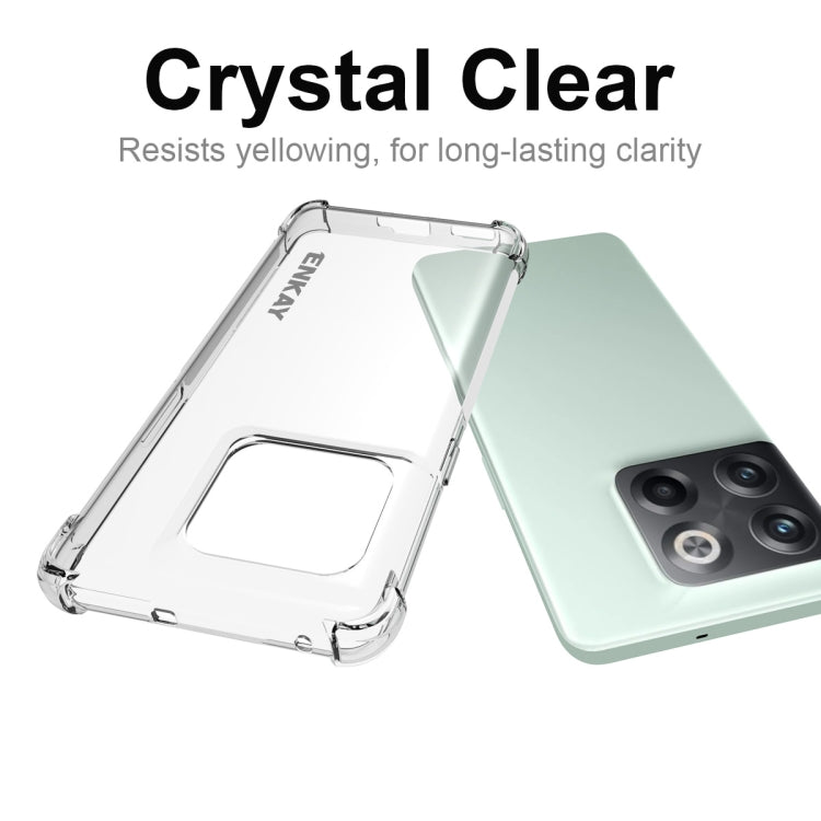 For OnePlus 10T 5G / Ace Pro ENKAY Clear TPU Shockproof Phone Case, For OnePlus 10T 5G / Ace Pro