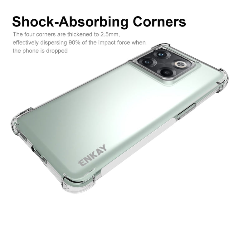 For OnePlus 10T 5G / Ace Pro ENKAY Clear TPU Shockproof Phone Case, For OnePlus 10T 5G / Ace Pro