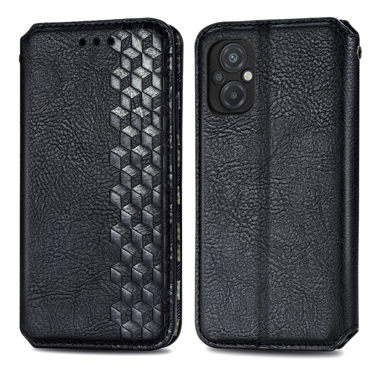 Cubic Grid Pressed Magnetic Leather Phone Case, For Xiaomi Poco M5, For vivo T2X 5G, For Xiaomi 12S Ultra, For ZTE Blade A72 4G