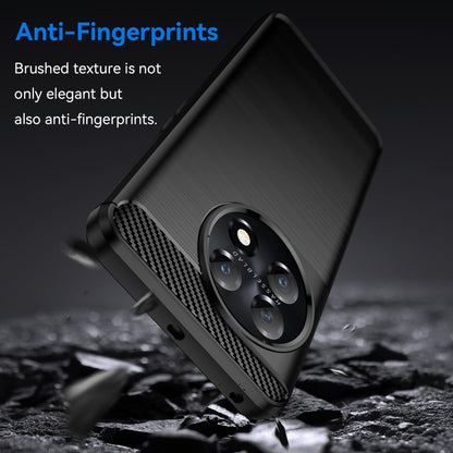 Brushed Texture Carbon Fiber TPU Phone Case, For OnePlus 11 5G, For Motorola Moto E13