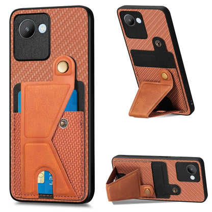 Carbon Fiber Wallet Flip Card Holder Phone Case, For Realme C30, For Xiaomi 13 Pro, For Xiaomi 13, For Google Pixel 7A